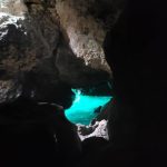 Inside Cathedral Cave in Carabao Island San Jose Philippines. A reason for a new travel platform idea.
