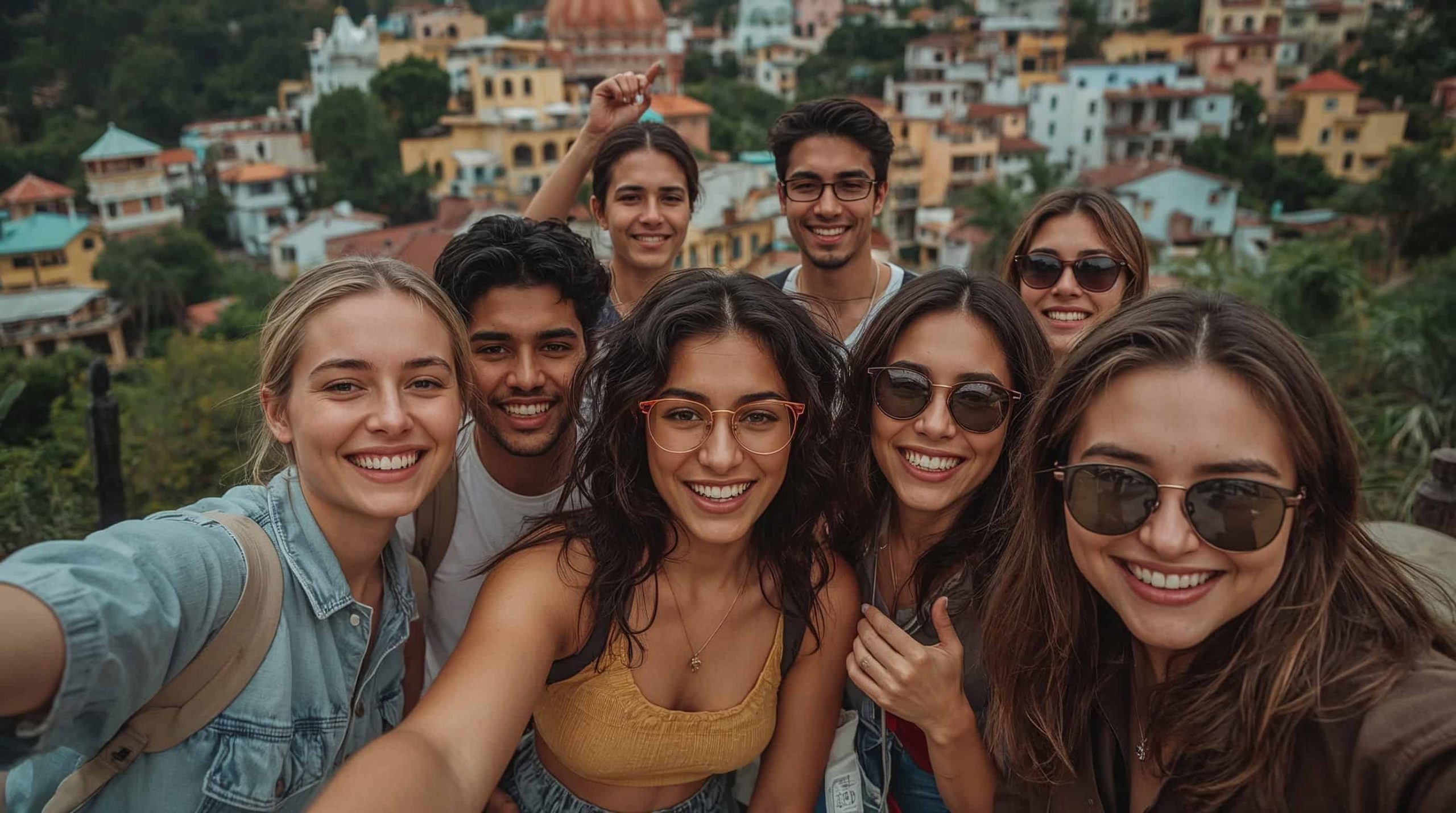 group of friends that planned a trip together using zimply global.