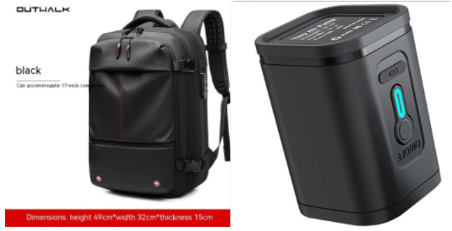 Men’s Vacuum Compression Travel Backpack with Laptop Sleeve Men’s Vacuum Compression Travel Backpack with Laptop Sleeve - Image 6