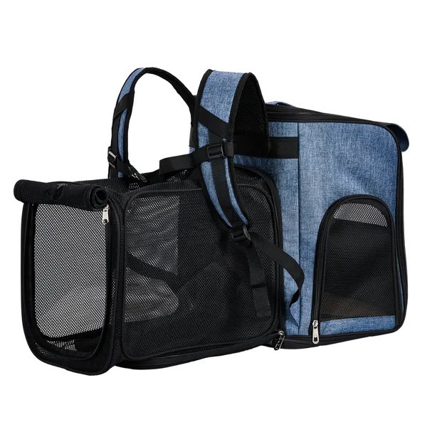 Expandable Pet Travel Carrier Backpack (Up to 26 lbs) Expandable Pet Travel Carrier Backpack (Up to 26 lbs) - Image 6