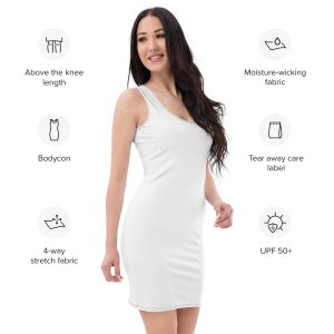 White Bodycon Travel Dress
