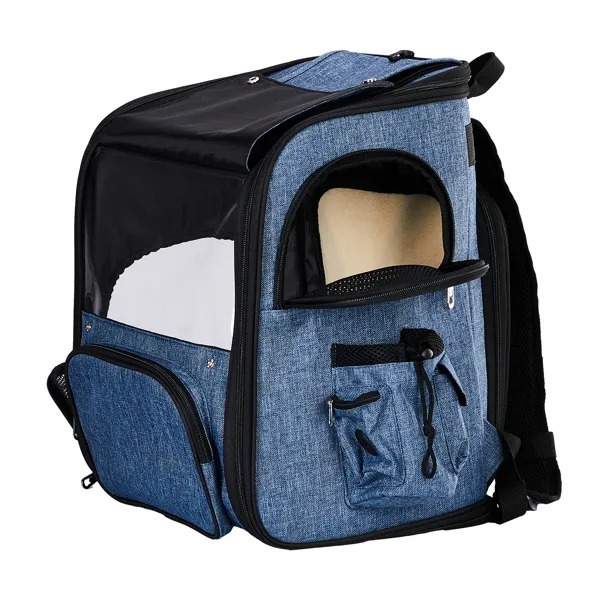 Expandable Pet Travel Carrier Backpack (Up to 26 lbs) Expandable Pet Travel Carrier Backpack (Up to 26 lbs) - Image 4