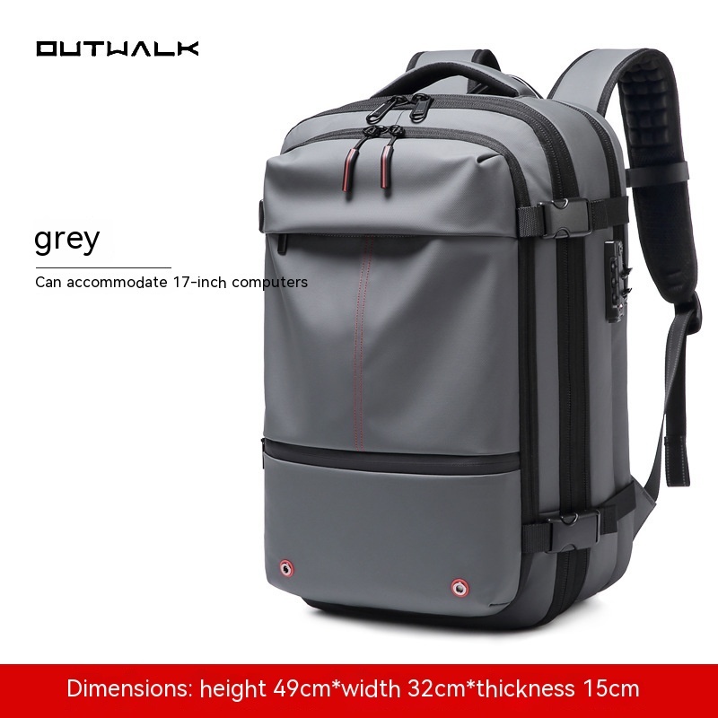 Men’s Vacuum Compression Travel Backpack with Laptop Sleeve Men’s Vacuum Compression Travel Backpack with Laptop Sleeve - Image 5