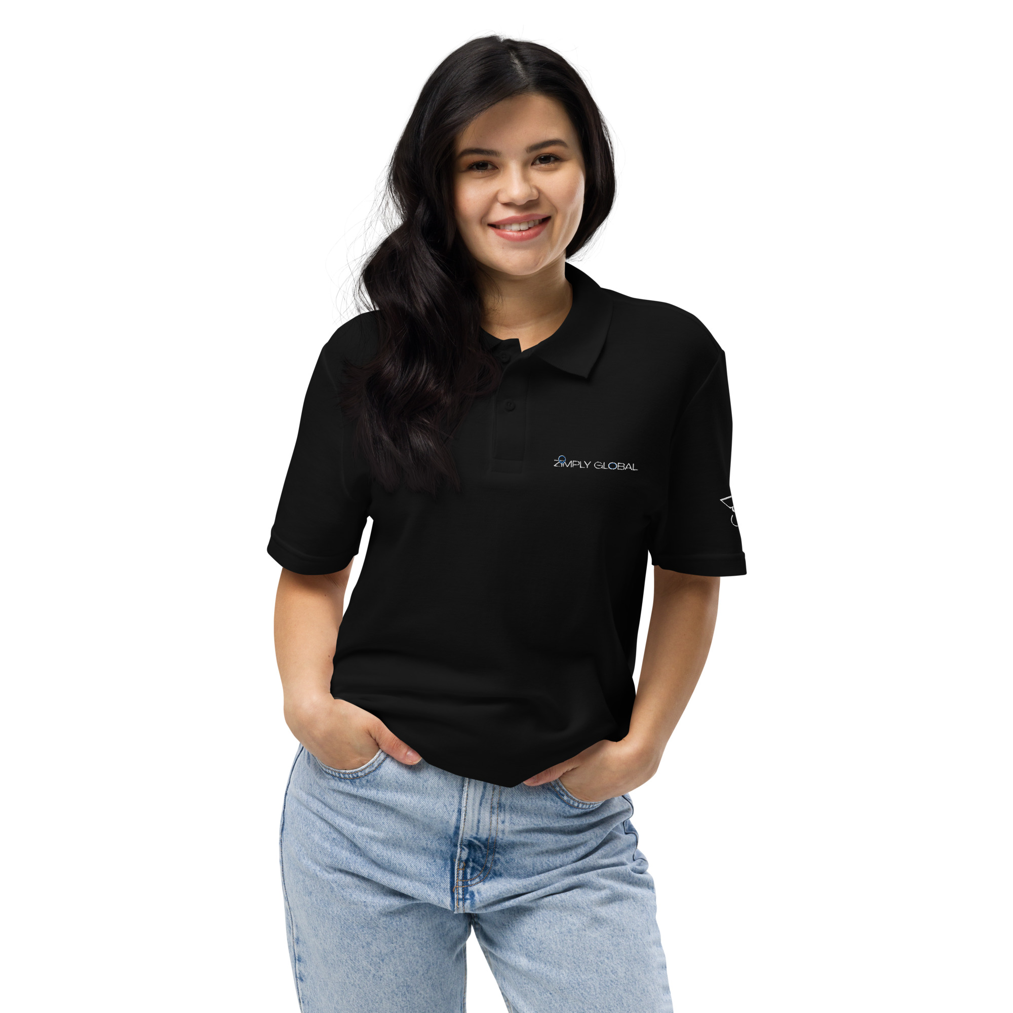 Unisex pique polo shirt Unisex pique polo shirt - Image 8