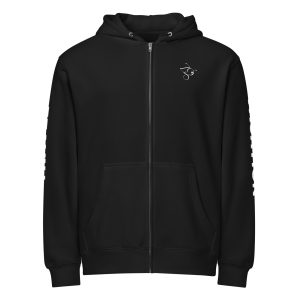 ZG Men’s Black Travel & Vacation Zip Hoodie